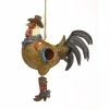 Best Pirce ✔️ 13" Cowboy Rooster Birdhouse by Zingz & Thingz 🎉 -Zingz and Thingz Shop D298796S 1