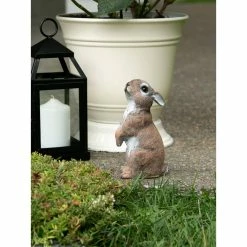 Brand new 🔔 8" Standing Bunny Statue by Zingz & Thingz ⌛ -Zingz and Thingz Shop D298805S 5