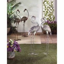New 🌟 42" Wild Flamingo Garden Art Duo by Zingz & Thingz 👏 -Zingz and Thingz Shop D298835S 3