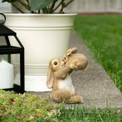Wholesale ❤️ 8" Playful Mom & Baby Rabbit Figurine by Zingz & Thingz 💯 -Zingz and Thingz Shop D298856S 6
