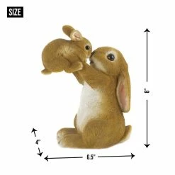 Wholesale ❤️ 8" Playful Mom & Baby Rabbit Figurine by Zingz & Thingz 💯 -Zingz and Thingz Shop D298856S 7