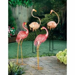 Best reviews of ✨ 33" Bright Standing Flamingo Looking Back by Zingz & Thingz 👏 -Zingz and Thingz Shop D298859S 3