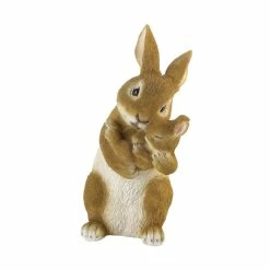 Best Pirce 💯 10" Mom & Baby Rabbit Figurine by Zingz & Thingz ✨
