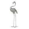 Best deal 🎉 3ft. Standing Tall Galvanized Flamingo Statue by Zingz & Thingz ❤️