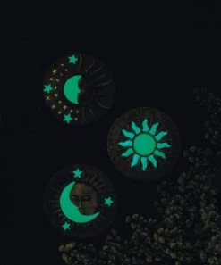 Flash Sale ❤️ 10.5" Celestial Glow-In-Dark Outdoor Stepping Stone by Zingz & Thingz 👏 -Zingz and Thingz Shop D298904S 4