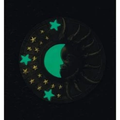 Flash Sale ❤️ 10.5" Celestial Glow-In-Dark Outdoor Stepping Stone by Zingz & Thingz 👏 -Zingz and Thingz Shop D298904S 5