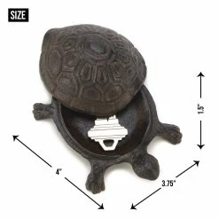 New 🥰 Secure Cast Iron Turtle Secret Key Holder by Zingz & Thingz 🤩 -Zingz and Thingz Shop D298918S 10