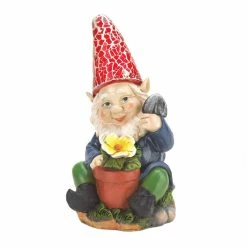 Best reviews of 🔔 7" Gardening Gnome Solar Statue by Zingz & Thingz 🤩 -Zingz and Thingz Shop D298919S 5