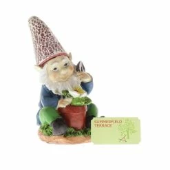Best reviews of 🔔 7" Gardening Gnome Solar Statue by Zingz & Thingz 🤩 -Zingz and Thingz Shop D298919S 7