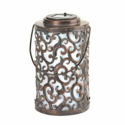 Hot Sale 🛒 8" Garden Gate Solar Lantern by Zingz & Thingz ✨ -Zingz and Thingz Shop D298929S 3