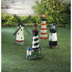 Outlet ⭐ 19" Solar-Powered Light House by Zingz & Thingz 🔥 -Zingz and Thingz Shop D298944S 2