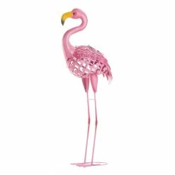 Best Pirce ⌛ 20" Standing Tall Solar Flamingo Statue by Zingz & Thingz 🛒
