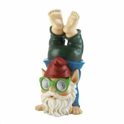 Best Sale ✔️ 12.75" Handstand Solar Gnome Figurine by Zingz & Thingz ✔️