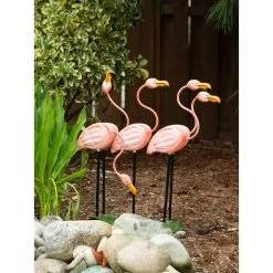 Outlet 😀 23.5" Flock of Flamingos Decoration by Zingz & Thingz 🔔 -Zingz and Thingz Shop D298990S 6
