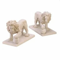New 🌟 16" Regal Lion Statue Set by Zingz & Thingz 🔔