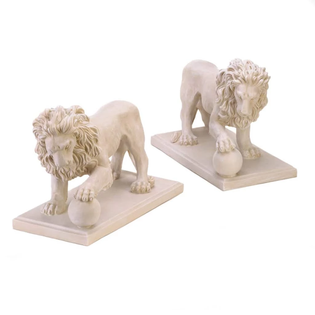 New π 16" Regal Lion Statue Set by Zingz & Thingz π 3 New π 16" Regal Lion Statue Set by Zingz & Thingz π
