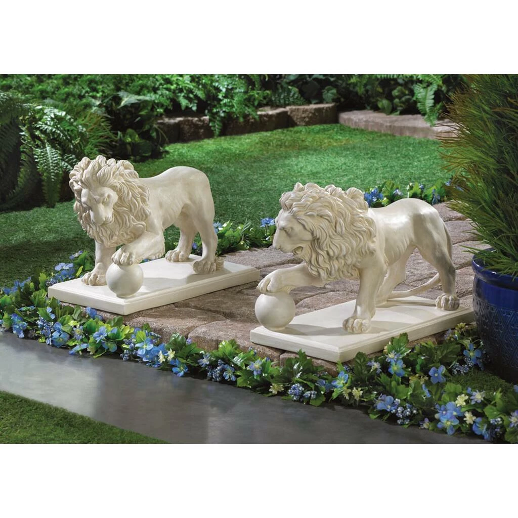 New π 16" Regal Lion Statue Set by Zingz & Thingz π 4 New π 16" Regal Lion Statue Set by Zingz & Thingz π - Image 2