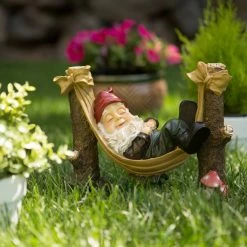 Wholesale ✨ 12" Slumbering Garden Gnome Statue by Zingz & Thingz 🛒 -Zingz and Thingz Shop D298999S 12