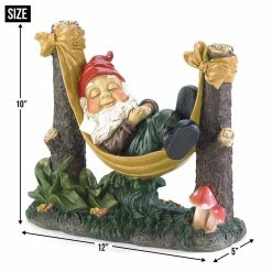Wholesale ✨ 12" Slumbering Garden Gnome Statue by Zingz & Thingz 🛒 -Zingz and Thingz Shop D298999S 14