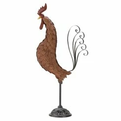 Best Sale 🧨 31" Metal Rooster Sculpture by Zingz & Thingz 😍