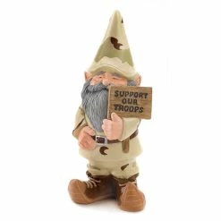 Wholesale ⌛ 11.5" Support Our Troops Garden Gnome by Zingz & Thingz ✔️
