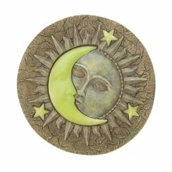 New 💯 10.5" Sun & Moon Glowing Stepping Stone by Zingz & Thingz 💯