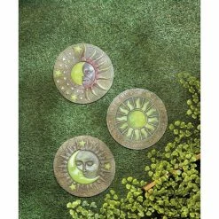 New 💯 10.5" Sun & Moon Glowing Stepping Stone by Zingz & Thingz 💯 -Zingz and Thingz Shop D299015S 4
