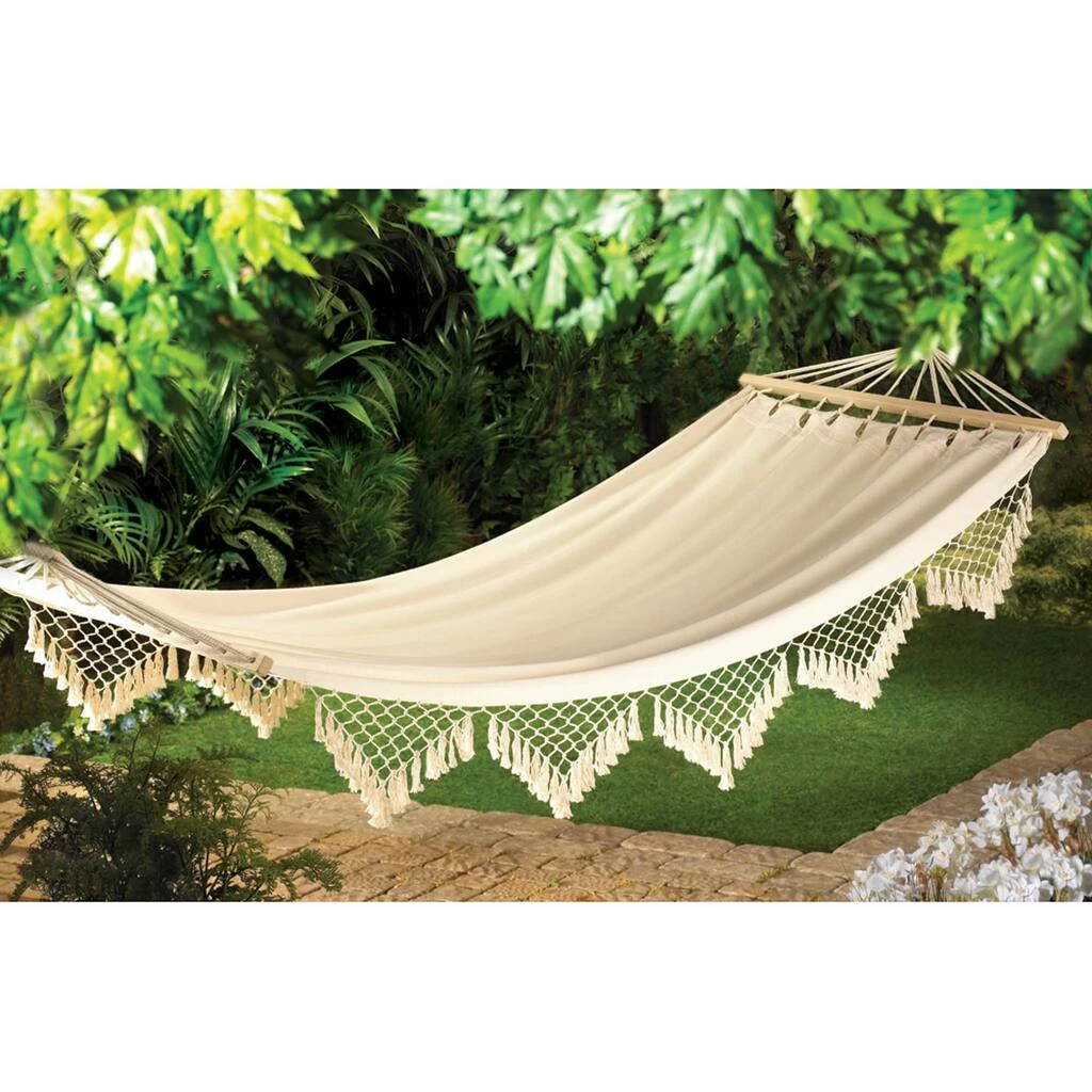 New βοΈ Cape Cod Canvas Hammock, 106" x 47" by Zingz & Thingz π 4 New βοΈ Cape Cod Canvas Hammock, 106" x 47" by Zingz & Thingz π - Image 2