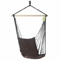 Budget 💯 Espresso Cotton Padded Swing Chair, 40" x 55" by Zingz & Thingz 😀 -Zingz and Thingz Shop D299020S 3