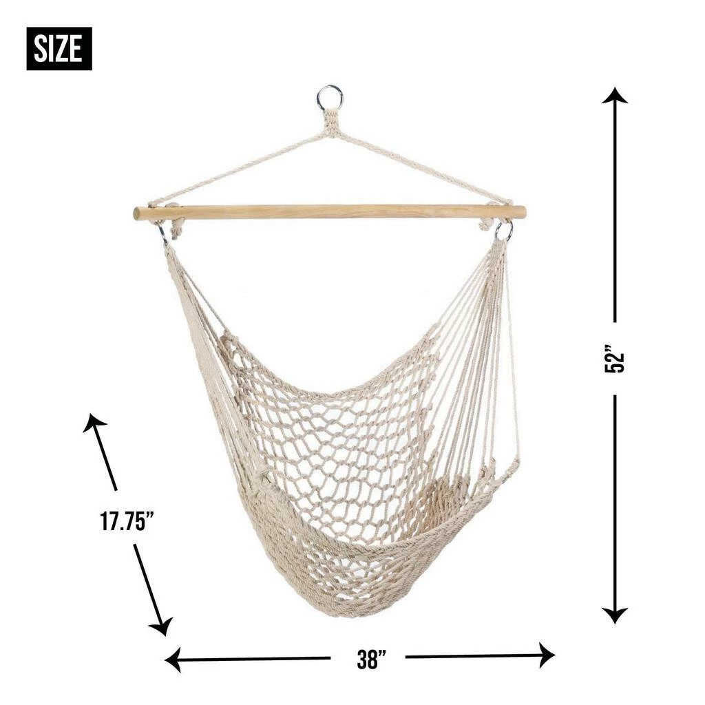 Promo π Hammock Chair, 40" x 46" by Zingz & Thingz β 11 Promo π Hammock Chair, 40" x 46" by Zingz & Thingz β - Image 9