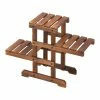 Discount ⭐ 19.5" Zigzag Pallet Plant Stand by Zingz & Thingz 🛒 -Zingz and Thingz Shop D299058S 1