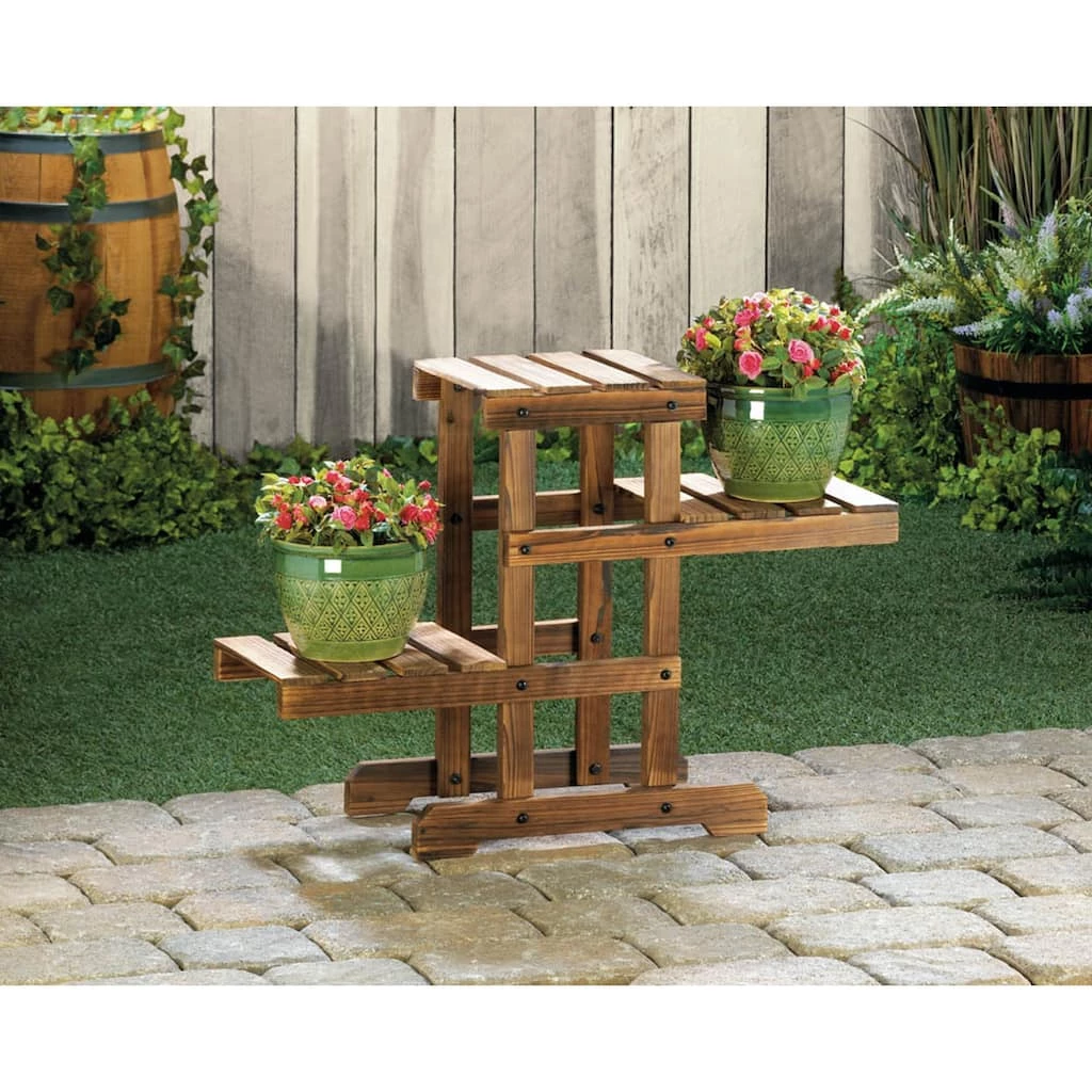 Discount β 19.5" Zigzag Pallet Plant Stand by Zingz & Thingz π 4 Discount β 19.5" Zigzag Pallet Plant Stand by Zingz & Thingz π - Image 2
