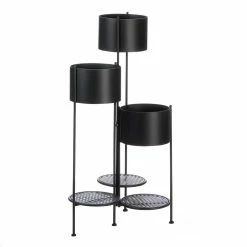 Buy ⭐ 3ft. Barrel Bucket 3-Tier Plant Stand by Zingz & Thingz 🛒