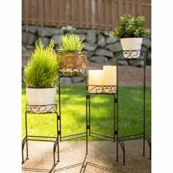 Coupon 🤩 25'' Four-Tier Plant Stand Screen by Zingz & Thingz 🤩 -Zingz and Thingz Shop D299089S 4