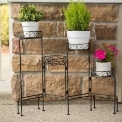 Coupon 🤩 25'' Four-Tier Plant Stand Screen by Zingz & Thingz 🤩 -Zingz and Thingz Shop D299089S 6