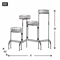 Coupon 🤩 25'' Four-Tier Plant Stand Screen by Zingz & Thingz 🤩 -Zingz and Thingz Shop D299089S 8