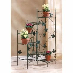 Best Sale 🥰 38.5'' Ivy-Design Staircase Plant Stand by Zingz & Thingz 🥰 -Zingz and Thingz Shop D299090S 4