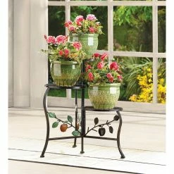 Brand new ⭐ 20'' Country Apple Plant Stand by Zingz & Thingz ✨ -Zingz and Thingz Shop D299094S 3