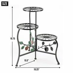 Brand new ⭐ 20'' Country Apple Plant Stand by Zingz & Thingz ✨ -Zingz and Thingz Shop D299094S 9