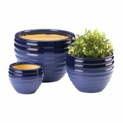 Top 10 π Duo Blue Tone Planter Set by Zingz & Thingz β 12 Top 10 π Duo Blue Tone Planter Set by Zingz & Thingz β -Zingz and Thingz Shop D299131S 3