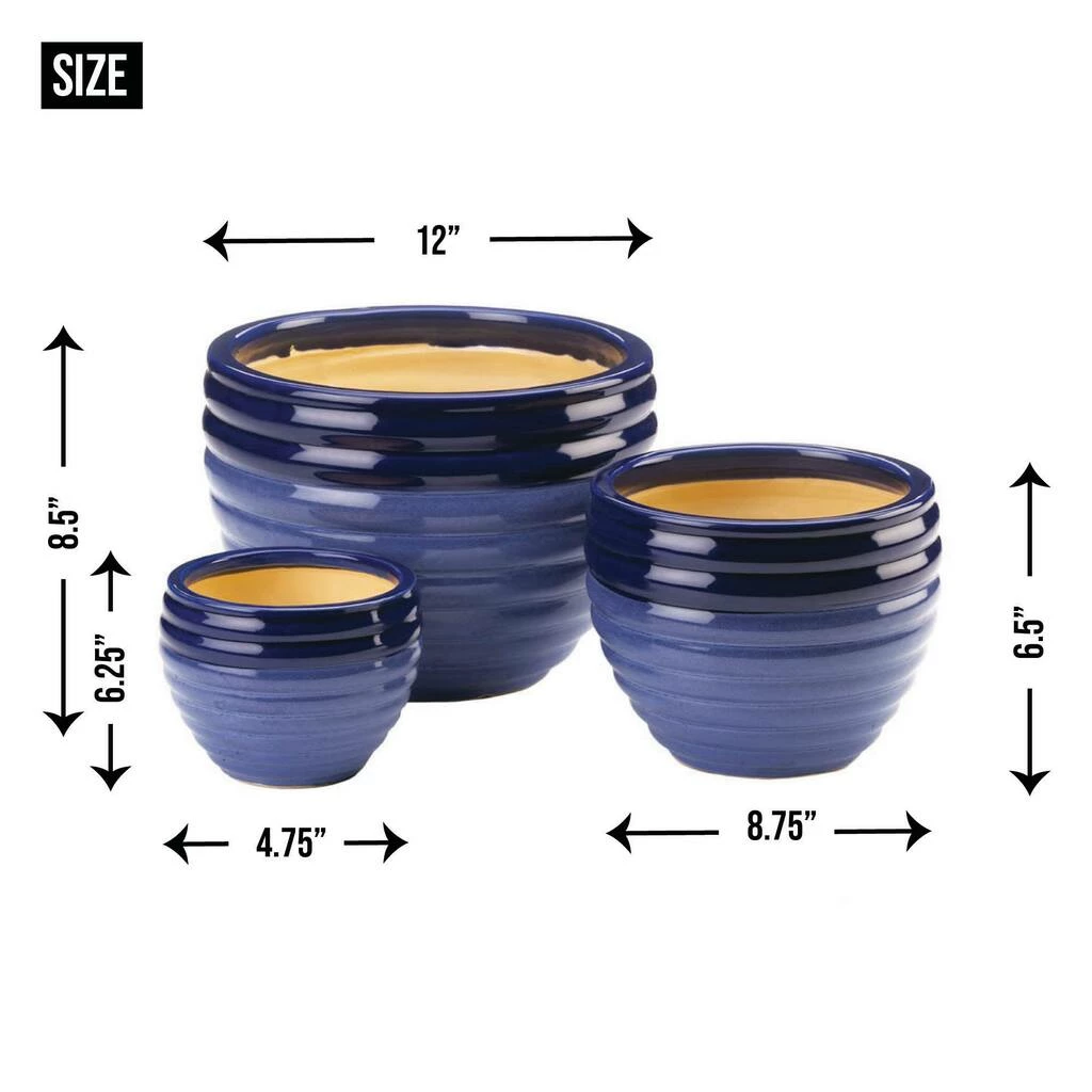 Top 10 π Duo Blue Tone Planter Set by Zingz & Thingz β 10 Top 10 π Duo Blue Tone Planter Set by Zingz & Thingz β - Image 8