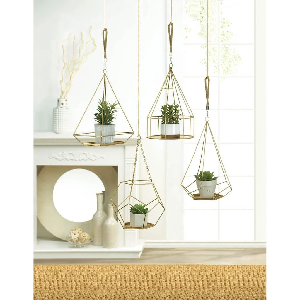 Budget βοΈ 9" Hanging Geometric Plant Holder by Zingz & Thingz 𧨠4 Budget βοΈ 9" Hanging Geometric Plant Holder by Zingz & Thingz 𧨠- Image 2