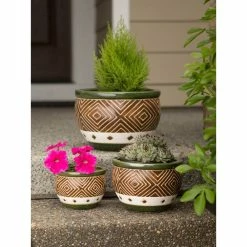 Discount ❤️ Green Jade Planter Set by Zingz & Thingz 🥰 15 Discount ❤️ Green Jade Planter Set by Zingz & Thingz 🥰 -Zingz and Thingz Shop D299144S 6