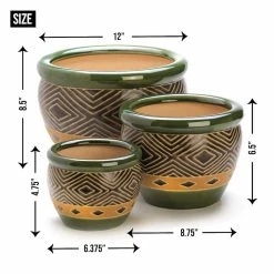 Discount ❤️ Green Jade Planter Set by Zingz & Thingz 🥰 17 Discount ❤️ Green Jade Planter Set by Zingz & Thingz 🥰 -Zingz and Thingz Shop D299144S 8