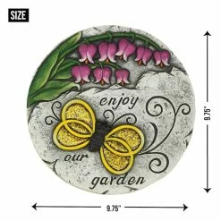Promo 🛒 Enjoy Our Garden Stepping Stone by Zingz & Thingz 🎉 -Zingz and Thingz Shop D299209S 3