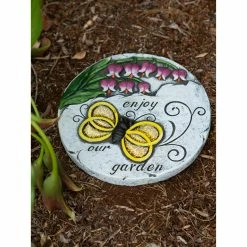 Promo 🛒 Enjoy Our Garden Stepping Stone by Zingz & Thingz 🎉 -Zingz and Thingz Shop D299209S 5