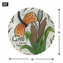 Best reviews of 🔥 10" Love Bloom Here Stepping Stone by Zingz & Thingz 👏 -Zingz and Thingz Shop D299214S 15