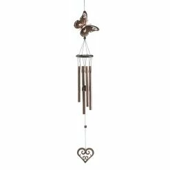 New ✔️ Butterfly & Heart Wind Chimes by Zingz & Thingz ✨