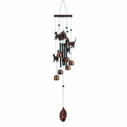 Best deal 🛒 26" Bronze Cats Wind Chime by Zingz & Thingz 😍
