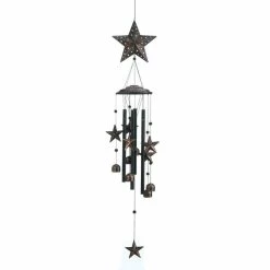 Outlet 🛒 34" Bronze Stars Wind Chime by Zingz & Thingz 🔔